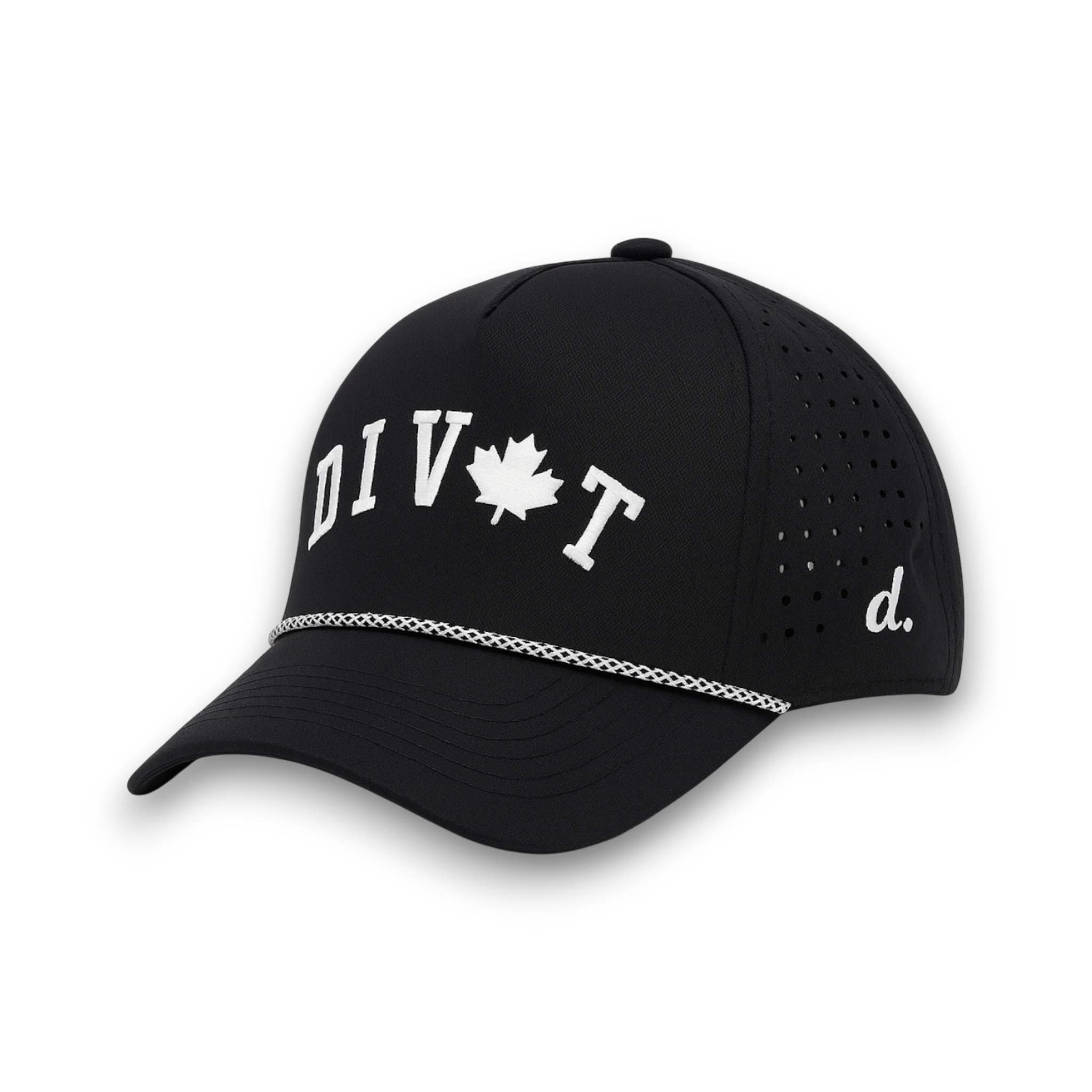 Black cap with 'DIVOT' and a maple leaf logo